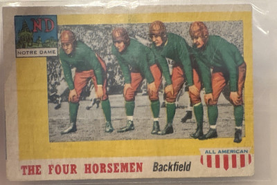 Topps 1955 All American #68 Four Horsemen Backfield Notre Dame NCAA Football