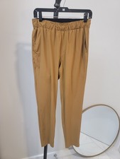 Vuori Fleet Pant Men's Med Athletic Stretch Performance Casual Chino Slim Brown