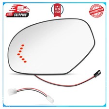 Driver Side Mirror Turn Signal Power Heated 2007-2013 Chevy GMC Cadillac Left