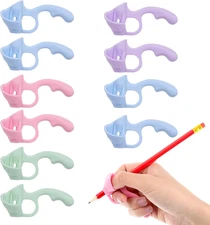 10 Pcs Pencil Gripper Kids Handwriting Learning to Write Pencil Grippers Holder