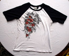 Harley Davidson Women's T Shirt Rhinestone Raglan Sleeves Sz:XL No Dealer Flaw