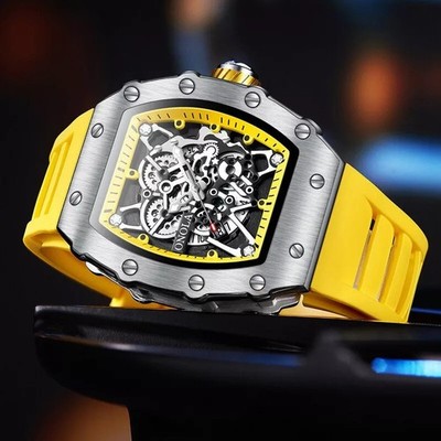 Onola Hot Fashion Waterproof Quartz Watch Men's Watch Silicone Band