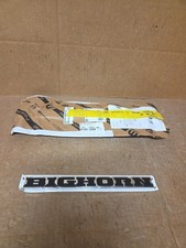 19-25 Ram 2500 3500 Bighorn Rear Tailgate Black Chrome Nameplate Emblem Oem R892 19-25 Ram 2500 3500 Bighorn Rear Tailgate Black Chrome Nameplate Emblem Oem R892
