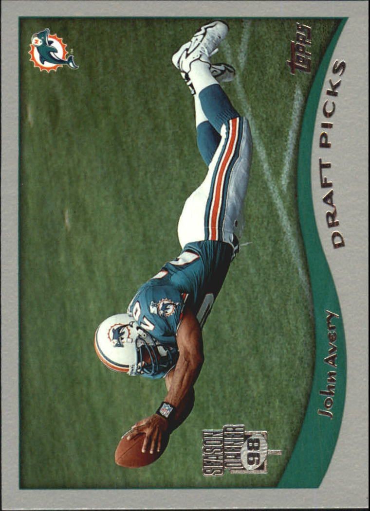 1998 Topps Season Opener #8 John Avery RC Rookie Card