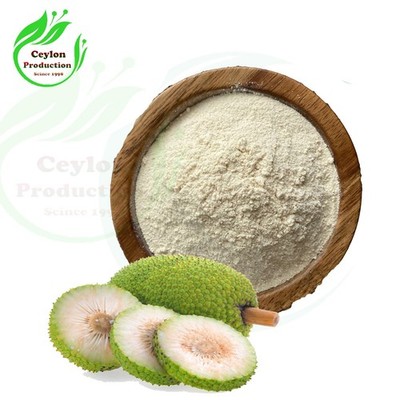 Breadfruit ground powder Dried Organic Artocarpus altilis ulu Panapen Fruta de