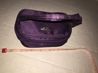 Vintage ESPRIT de Corp One World The International Standard Purple Satin 6'' Bag
