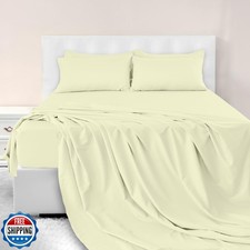 LUX D cor Caifornia King Sheet Set   6 Piece Ultra-Soft Microfiber Bed Sheets...