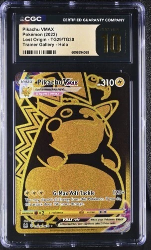 PRISTINE CGC 10 PIKACHU VMAX TG29 LOST ORIGIN SWORD & SHIELD POKEMON