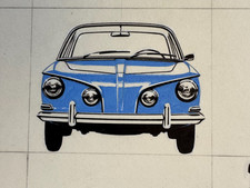 Volkswagen Vw Rare Typ34 Type 3 Ghia Advertising Prototype Drawing