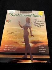   VTG KMART Soft Smooth Sheer to Waist Medium Suntone Sandalfoot Pantyhose 