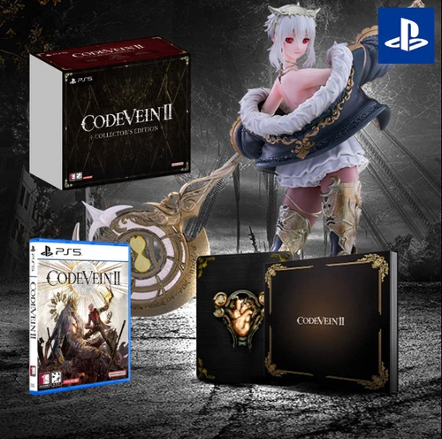 Code Vein II PS5 Collector's Edition Lou MagMell 18cm Figure Korean Version New - product listing photo
