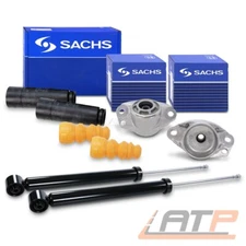 2x STOßDÄMPFER +SACHS DOMLAGER +SACHS PROTECTION-KIT HINTEN FÜR AUDI A1 VW POLO