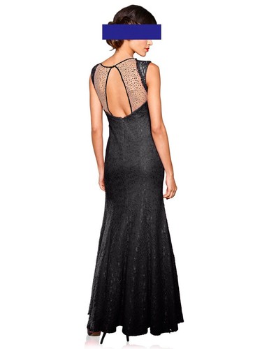 "ASHLEY BROOKE EVENT" Abendkleid mit Spitze romantisch in schwarz Gr. 38 Neu - Bild 3 von 7