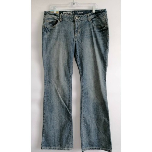 Mossimo Womens Boot Cut Jeans Blue 