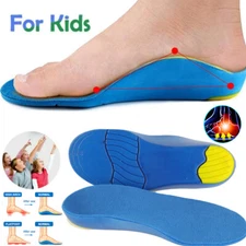 Kids Children Orthotic Shoes Insoles Orthopedic High Arch Support Inserts Pads