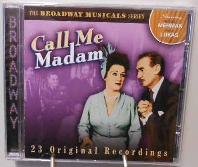 Call Me Madam CD Musical The Broadway Series 23 Original Recordings Bonus #T856