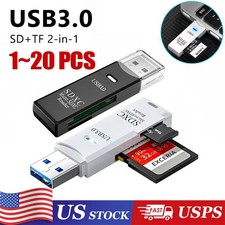 USB3.0 SD Card Reader for PC Micro SD Card to...
