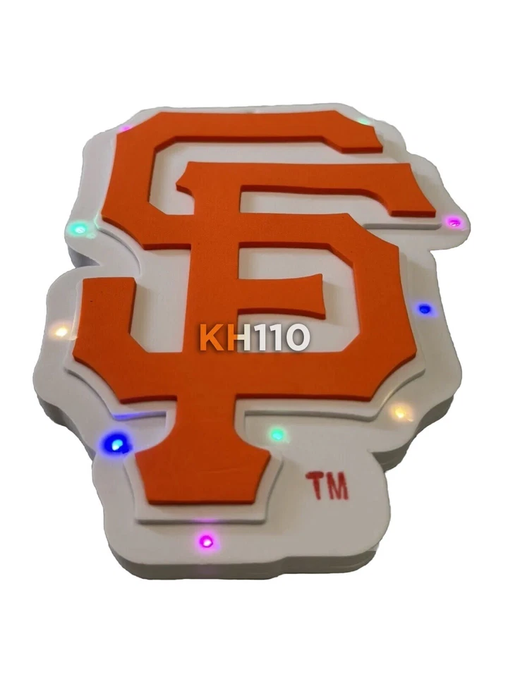San Francisco Giants MLB LED Light Up Fan Chain Necklace-NEW - Image 3 of 4