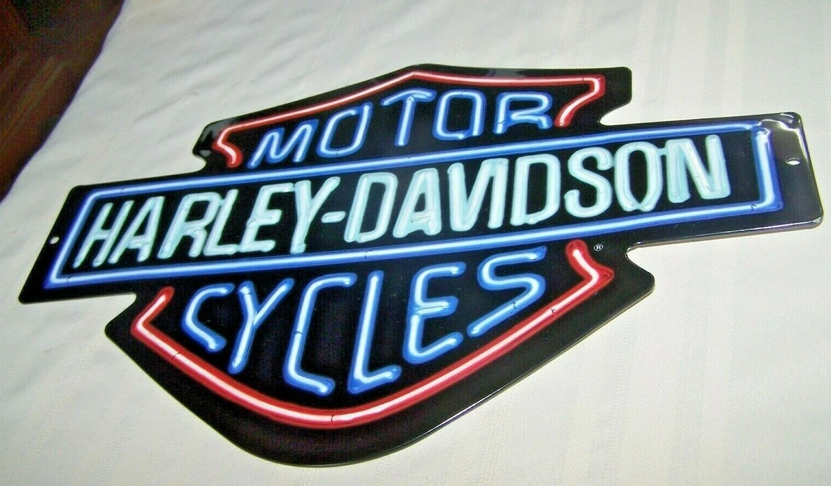 Harley davidson neon sign ebay deals