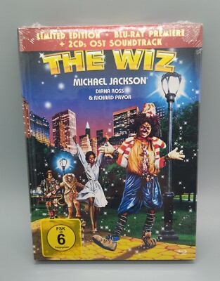 THE WIZ: Limited Edition (MEDIABOOK) JACKSON,MICHAEL/ROSS,DIANA/PRYOR,RICHARD