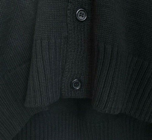 Herren Pullover Cardigan Knopfleiste V-Ausschnitt Loose Fit Oversize Langarm Freizeit - Bild 4 von 25