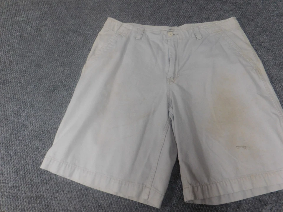 Pantalones Cortos Hombre Faded Glory 36 Beige Caqui Chino Foto 2 de 4