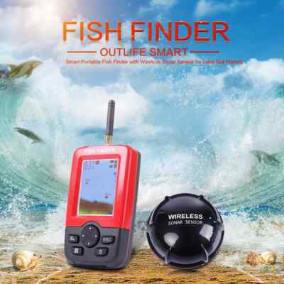 100M Wireless Sonar Sensor Depth Fish Finder Echo Sounder for Lake Sea  Saltwater | eBay