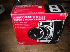 VINTAGE ANSCOMATIC ST/88 SUPER 8 MOVIE CAMERA GAF