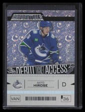 2023-24 Upper Deck Credentials #132 Akito Hirose #/999