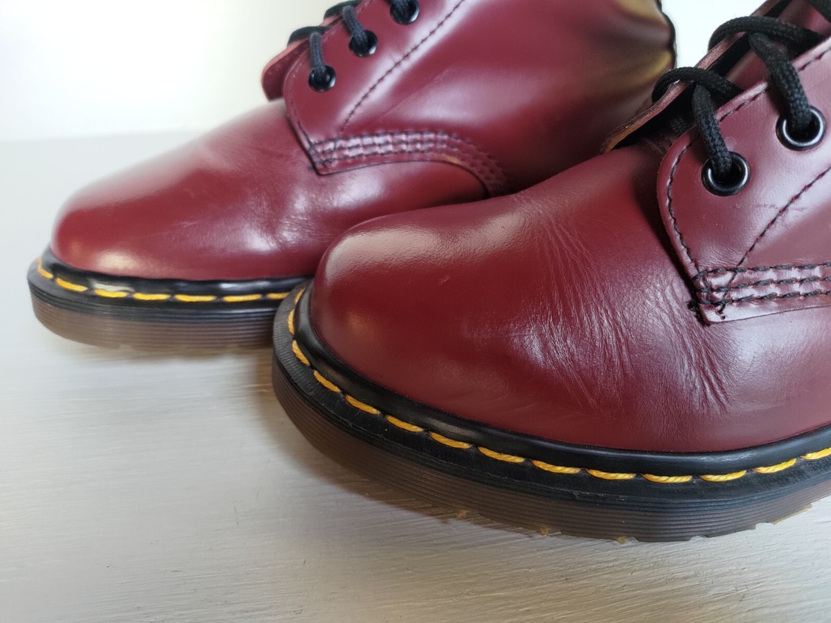DR MARTENS CHERRY RED 14 EYE LEATHER BOOTS SIZE 5UK MADE IN DR MARTENS CHERRY RED 14 EYE LEATHER BOOTS SIZE 5UK MADE IN