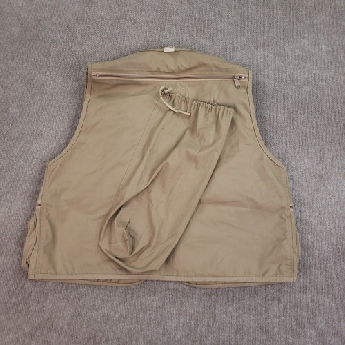 Giubbotto Columbia Sportswear vintage uomo marrone medio pesca caccia zip tasche - Foto 13 di 16