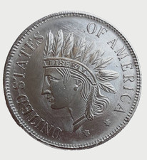 1851 1 dollaro USA indiano americano Liberty Morgan