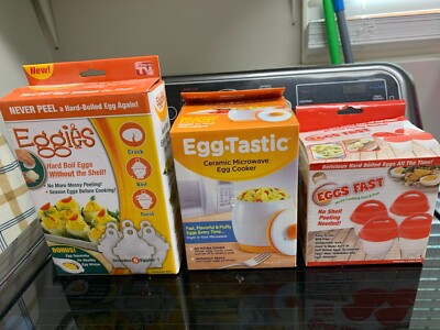 Egg-Tastic Microwave Egg Cooker & Poacher + Eggies + eggs fast