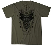 Howitzer Style Men's T-Shirt Valhalla Night Military Grunt MFG