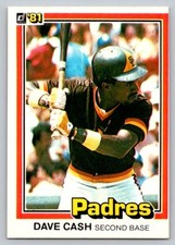 1981 Donruss - #121 Dave Cash