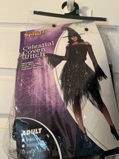 Spirit Halloween Costume Adult Large Celestial Coven Witch 4 piece