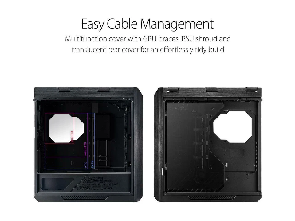 ASUS ROG Strix Helios GX601 RGB Torre Media Computadora para Juegos PC Estuche para EATX Foto 4 de 4