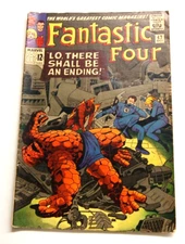 Fantastic Four #43 Oct. 1965 Comic “Lo, There Shall Be An Ending” Marvel C200