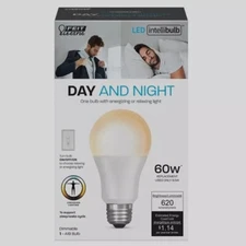 Feit Electric Intellibulb Day & Night LED Smart Bulb Color Changing 9.5W 1 pk