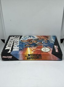 1990 videojuego en caja Misi&oacute;n Imposible Nintendo Nes en muy buen estado Pal