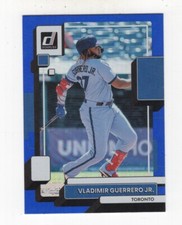 2022 PANINI DONRUSS BASEBALL HOLO BLUE PHOTO VARIATION VLADIMIR GUERRERO JR #113