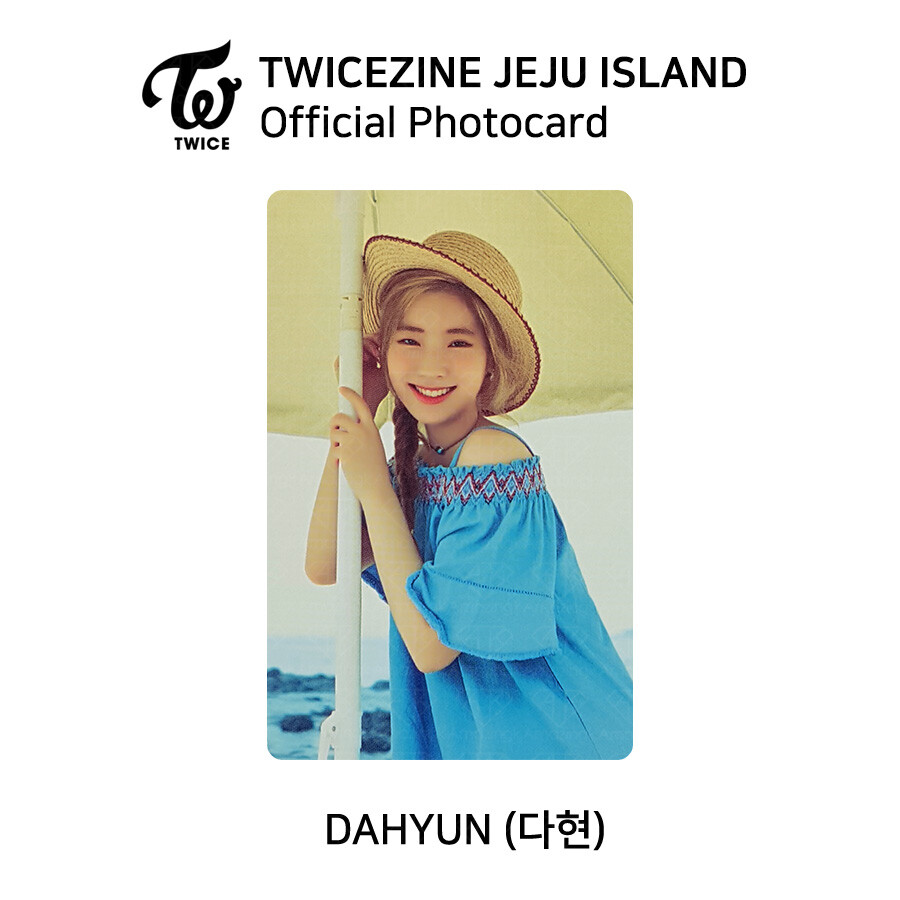 TWICE TWICEZINE Jeju island Edition Official Photocard | eBay