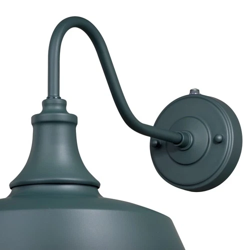 Vaxcel Lighting T0368 Dorado 1 Light 11-1/2" Tall Outdoor Wall - Red with Inner - Picture 7 of 12