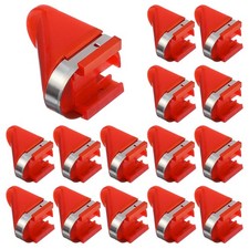 15 PCS Stainless Steel Replacement Blades, Electric Potato one size, Red 