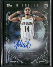 Micah Peavy 2025-26 Topps Midnight #MSR-MP Midnight Sun Signatures Rookies