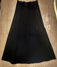Velvet Black Maxi Skirt Size Small Dark Fairy Whimsigoth Gothic Cosplay Witchy