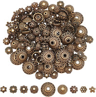Unicraftale 198 StüCk 9 Stile Zwischenperlen FüR ArmbäNder Antikbronze Perlenkap