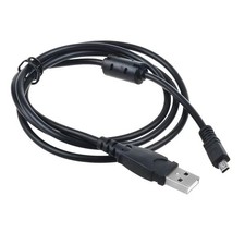 SupplySource Compatible USB PC Data Sync Cable Cord Lead Replacement Black