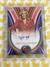 PEYTON ROYCE A-PR ROSTER AUTOGRAPH SIGNED 2020 TOPPS WWE WOMEN'S WRESTLING /99