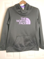 The North Face - Women's Pullover Hoodie Sweatshirt Size L Black/Purple